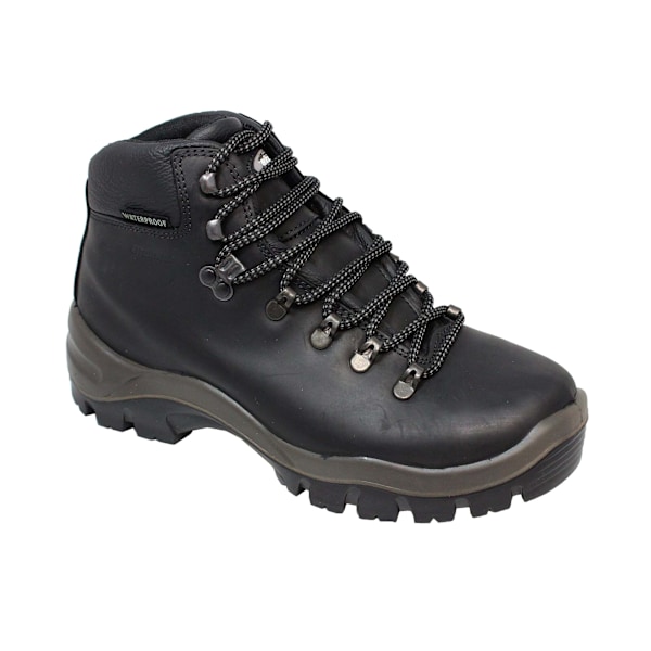 Grisport Peaklander vaxat läder vandringskängor 8 UK svart Black 8 UK