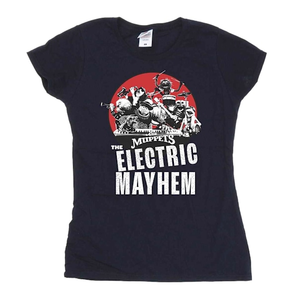 The Muppets Dam T-shirt i Bomull med Mayhem, XL, Marinblå Navy Blue XL