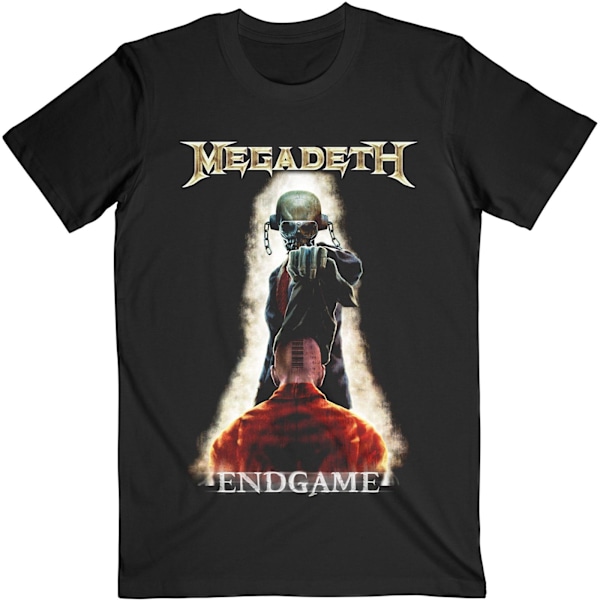Megadeth Unisex Adult Vic Removing Hood T-Shirt L Svart Black L