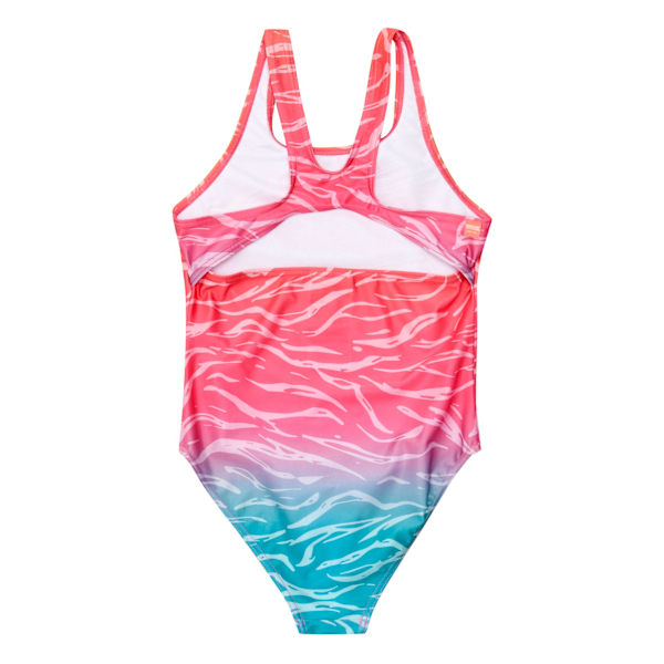 Regatta Girls Katrisse Ombre One Piece Swimsuit 5-6 år Satsu Satsuma 5-6 Years