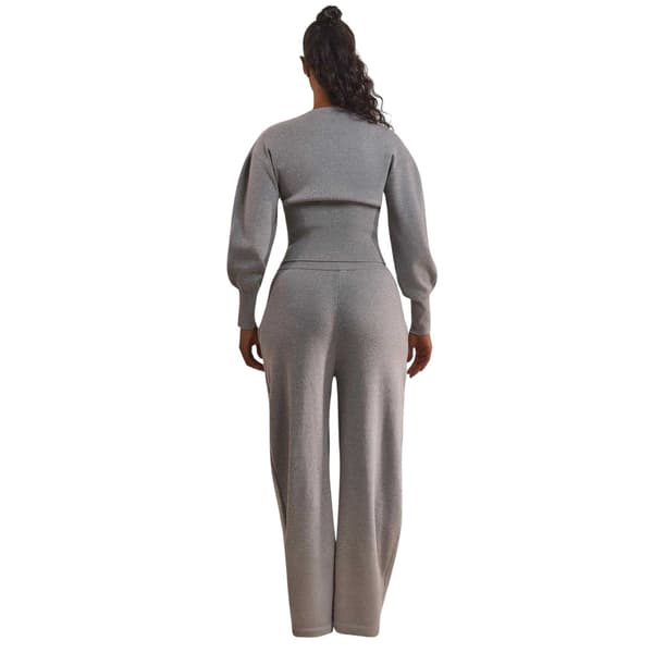 Mars Dam/Dam Stickade Joggers L R Grå Grey L R