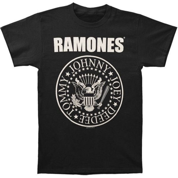 Ramones Unisex Vuxen Hey Ho Back Print T-Shirt M Svart Black M