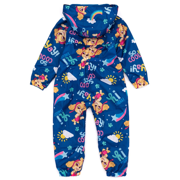 Paw Patrol Girls Skye Puddle Suit 2-3 År Blå Blue 2-3 Years