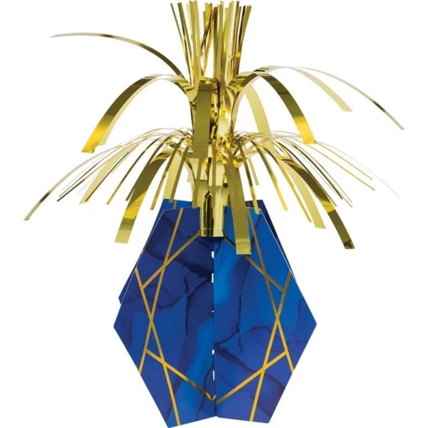 Creative Party Foil Cascade Party Centerpiece One Size Marinblå Blu Navy Blue/Gold One Size