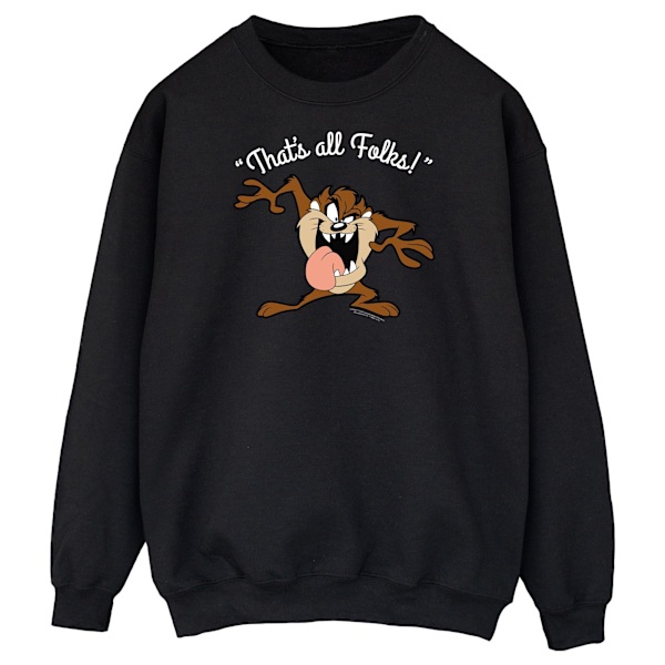 Looney Tunes Herr That´s All Folks Taz Sweatshirt XL Svart Black XL