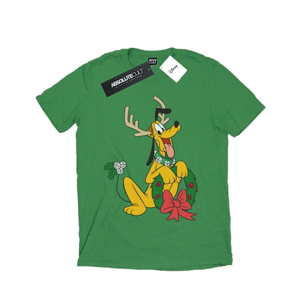 Disney Herr Pluto Jul Ren T-shirt L Irländsk Grön Irish Green L