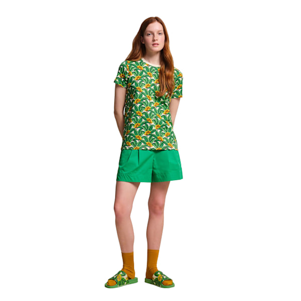 Regatta Dam/Dam Orla Kiely Tropisk T-shirt 8 UK Grön Green 8 UK