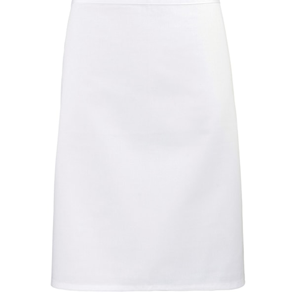 Premier Colours Mid Length Förkläde One Size Vit White One Size
