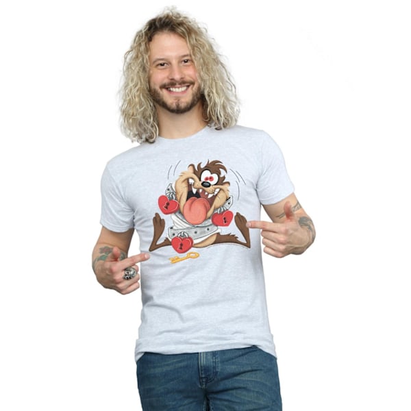 Looney Tunes Herr Taz Valentine's Day Madly In Love T-shirt 4XL Sports Grey 4XL
