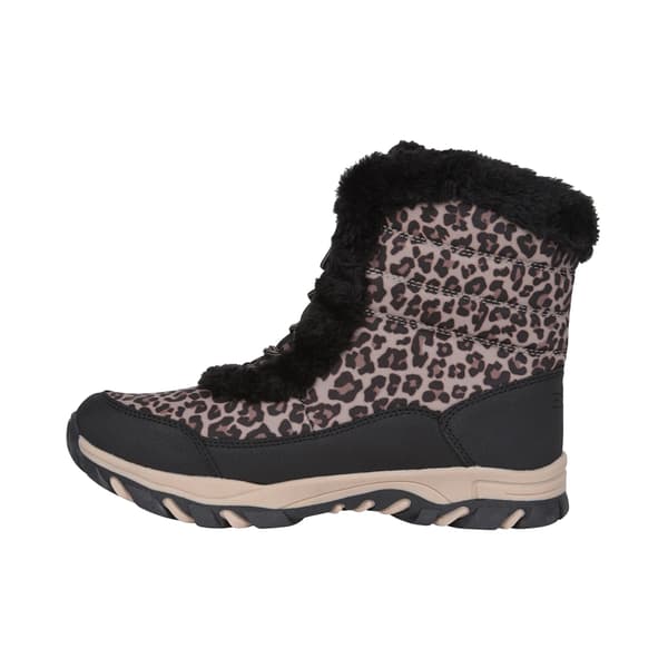 Mountain Warehouse Dam/Dam Ohio Leopardtryck Termiska Snökängor Black 8 UK