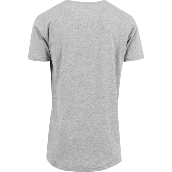 Bygg ditt varumärke Herrformad långärmad T-shirt S Heathe Heather Grey S