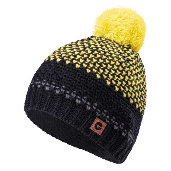 Hi-Tec Childrens/Kids Hervin Beanie One Size Black/Sulphur Spri Black/Sulphur Spring One Size