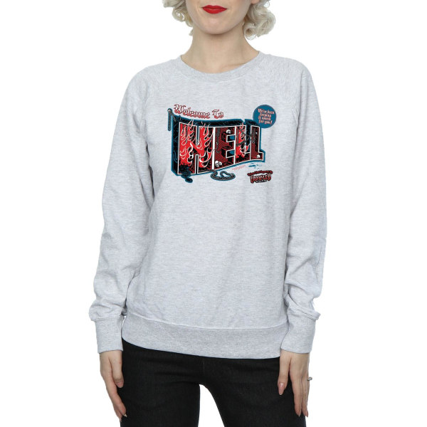 Supernatural Womens/Ladies Welcome To Hell Sweatshirt XL Heathe Heather Grey XL