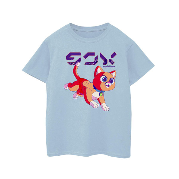 Disney Girls Lightyear Sox Digital Cute Bomull T-shirt 5-6 år Baby Blue 5-6 Years