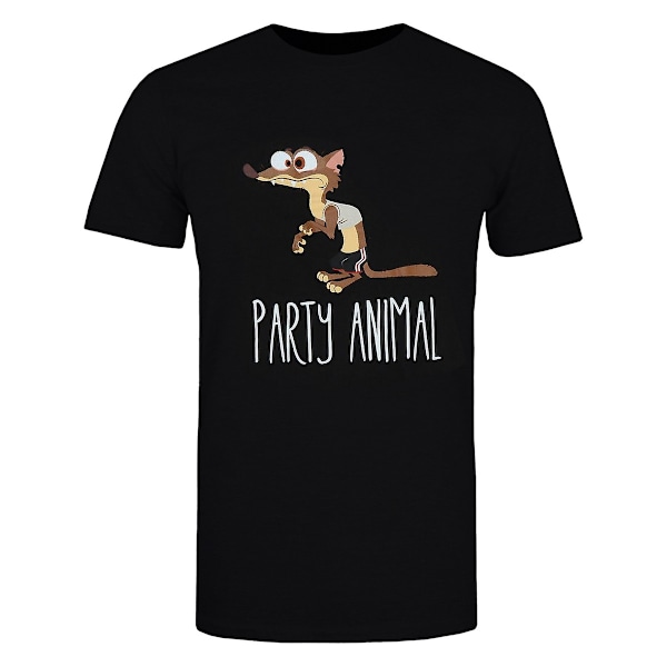 Zootropolis Herr Party Animal Bomull T-shirt XXL Svart Black XXL