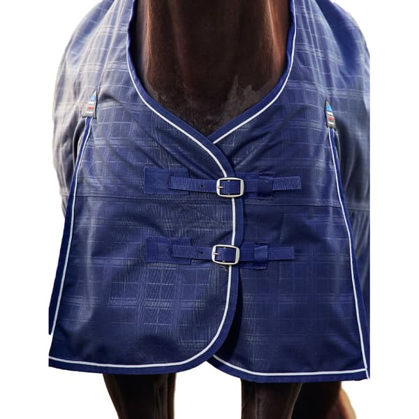 Weatherbeeta Comfitec Prelim Standard-Neck Embossed 220g Hästtäcke Navy 4´ 6