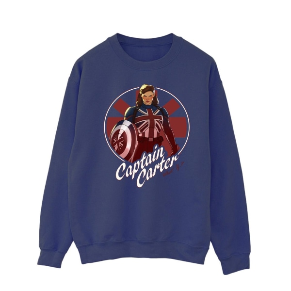 Marvel Herr What If Captain Carter Sweatshirt M Marinblå Navy Blue M