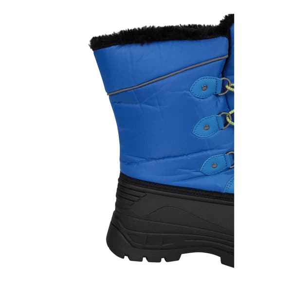 Mountain Warehouse Whistler Adaptiva Snökängor för Barn Bright Blue 2 UK