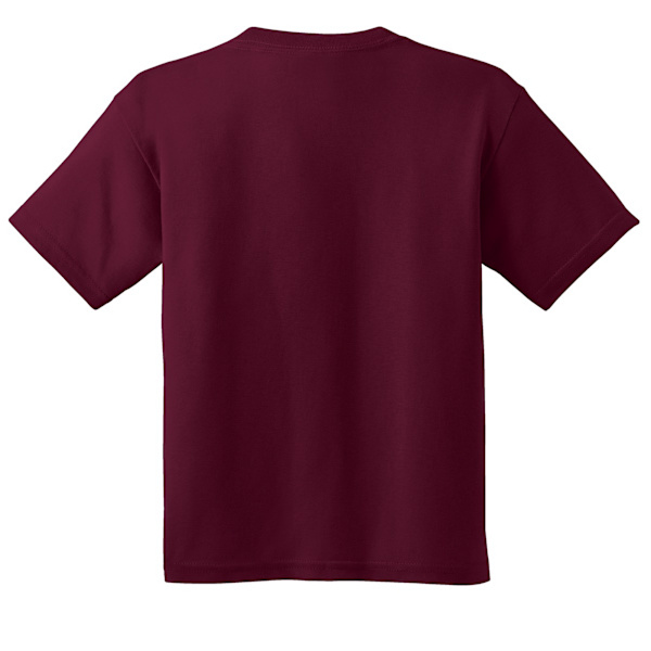 Gildan Youth Unisex Heavy Cotton T-Shirt XS Maroon Maroon XS