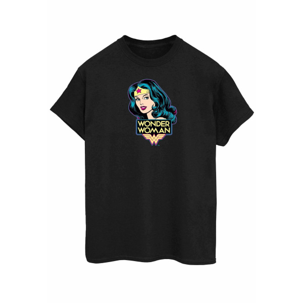 Wonder Woman Herrhuvud bomull T-shirt XL Svart Black XL