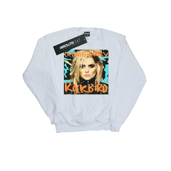 Debbie Harry Boys Rockbird Cover Sweatshirt 7-8 år Vit White 7-8 Years