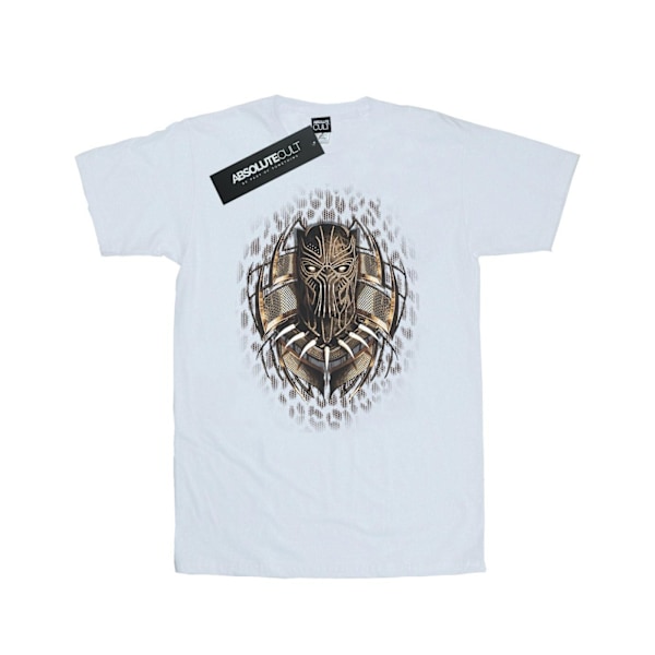 Marvel Herr Svart Panter Guld Killmonger T-shirt XXL Vit White XXL