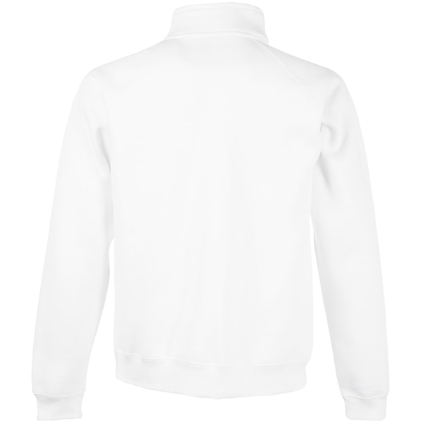 Fruit Of The Loom Herr Sweatshirt Jacka S Vit White S