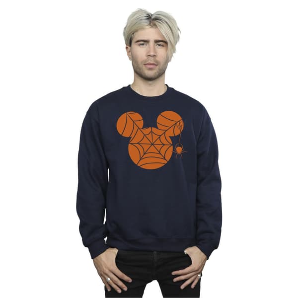 Mickey Mouse Herr Cobweb Sweatshirt 5XL Marinblå Navy Blue 5XL