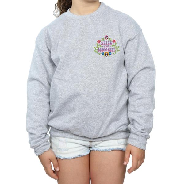 Disney Girls Coco Seize Your Moment Sweatshirt 9-11 år Sport Sports Grey 9-11 Years