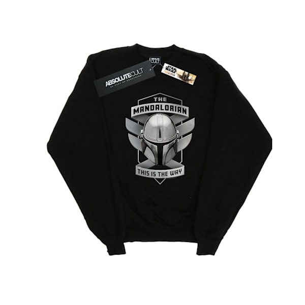 Star Wars Herr The Mandalorian This Is The Way Mando Sweatshirt Black 4XL