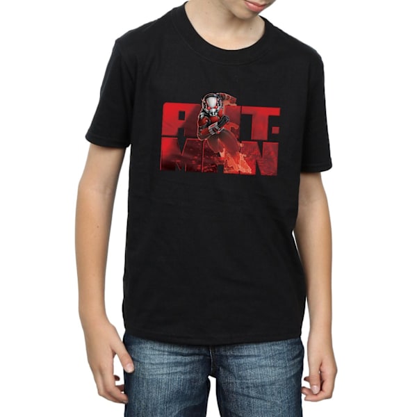 Marvel Boys Ant-Man Löpar T-shirt 5-6 år Svart Black 5-6 Years