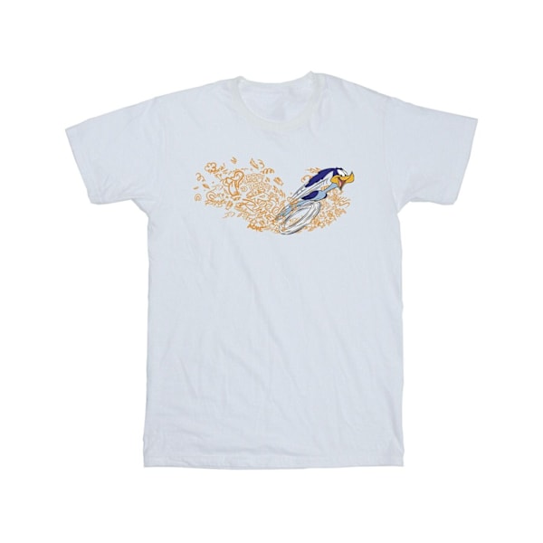 Looney Tunes Boys ACME Doodles Road Runner T-shirt 7-8 år Vit White 7-8 Years