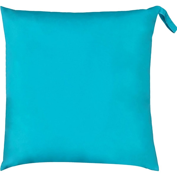 Furn Plain Utekuddeöverdrag En Storlek Aqua Blå Aqua Blue One Size