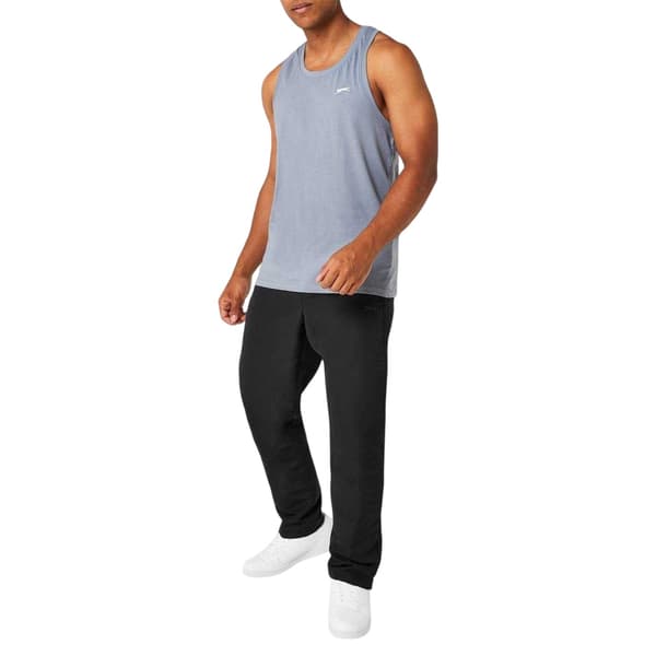 Slazenger Herr Regular Sweatpants L Svart Black L