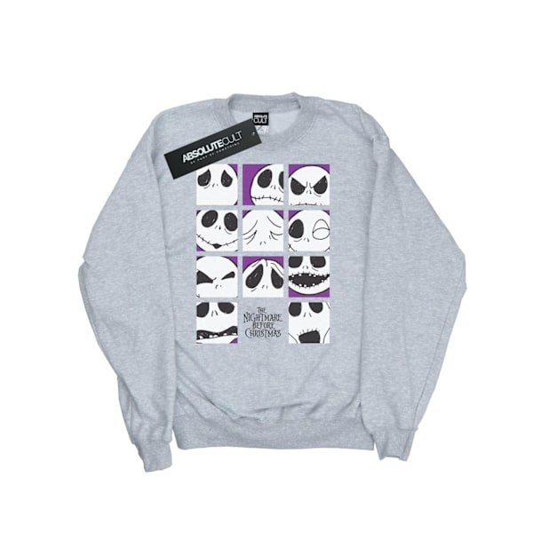 Disney Herr Nightmare Before Christmas Många Ansikten Av Jack Squar Sports Grey XXL