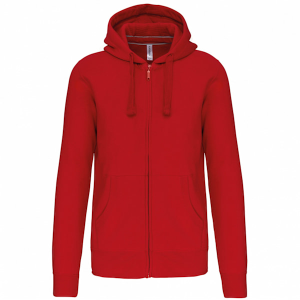 Kariban Unisex Vuxen Full Zip Hoodie XXL Röd Red XXL