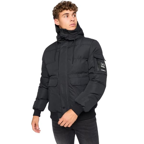 Crosshatch Herr Milwaka Polyester Långärmad Jacka med Huva XL Black XL