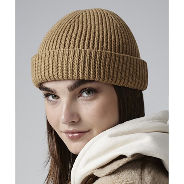 Beechfield Unisex Vuxen Återvunnen Harbour Beanie One Size Biscui Biscuit Beige One Size