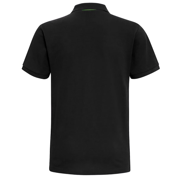 Asquith & Fox Herr Classic Fit Contrast Polo Shirt 2XL Svart/L Black/ Lime 2XL