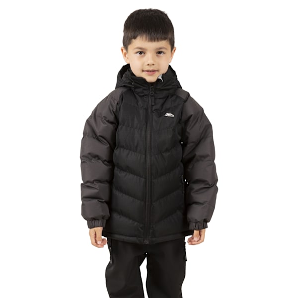 Trespass Barn Vattentät Vadderad Jacka 2/3 År Black 2/3 Years