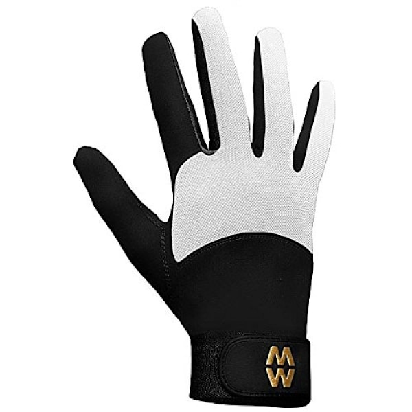 MacWet Unisex Mesh Lång Manschett Handskar 8cm Svart/Vit Black/White 8cm