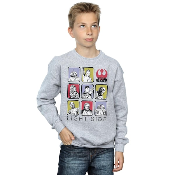 Star Wars The Last Jedi Multi Character Sweatshirt för pojkar 12-13 år Sports Grey 12-13 Years