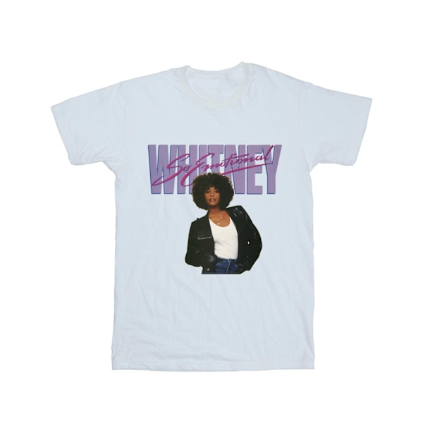 Whitney Houston Mens So Emotional Album Cover T-Shirt M Vit White M