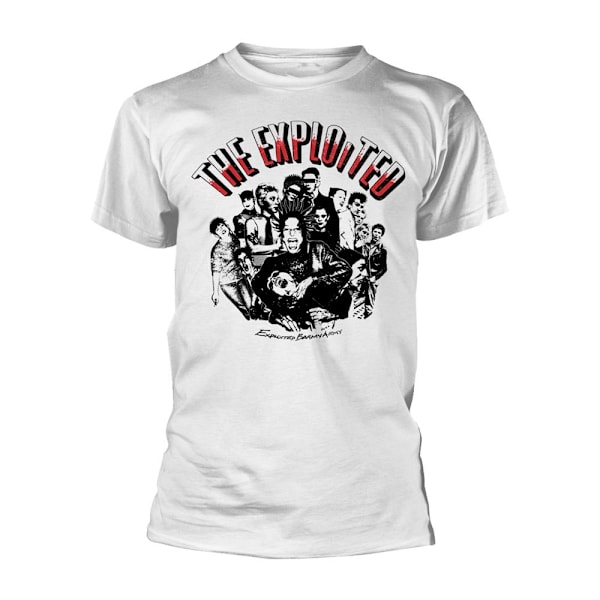 The Exploited Unisex Adult Barmy Army T-Shirt L Vit White L