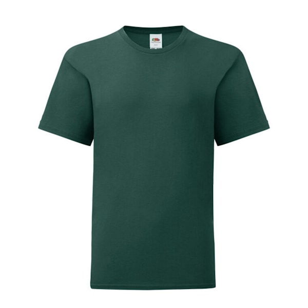 Fruit of the Loom Barn/Barn Iconic 150 T-shirt 3-4 år F Forest Green 3-4 Years