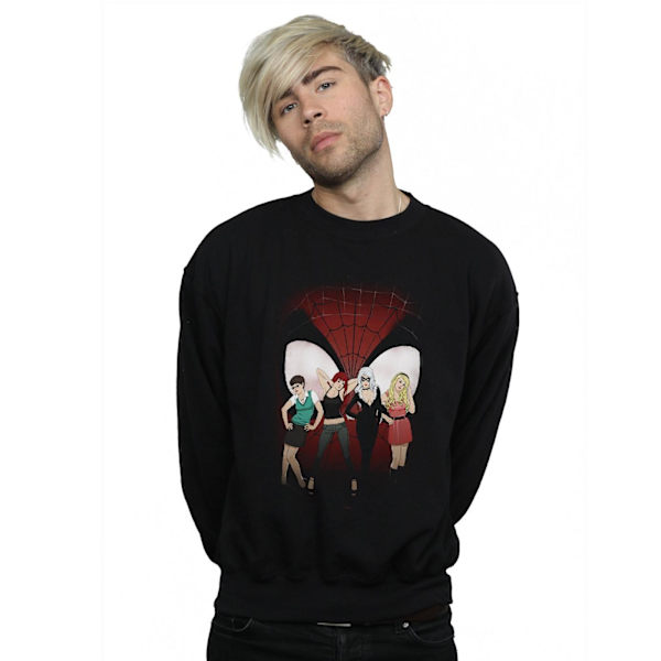 Marvel Mens Women Of Spider-Man Sweatshirt 3XL Svart Black 3XL