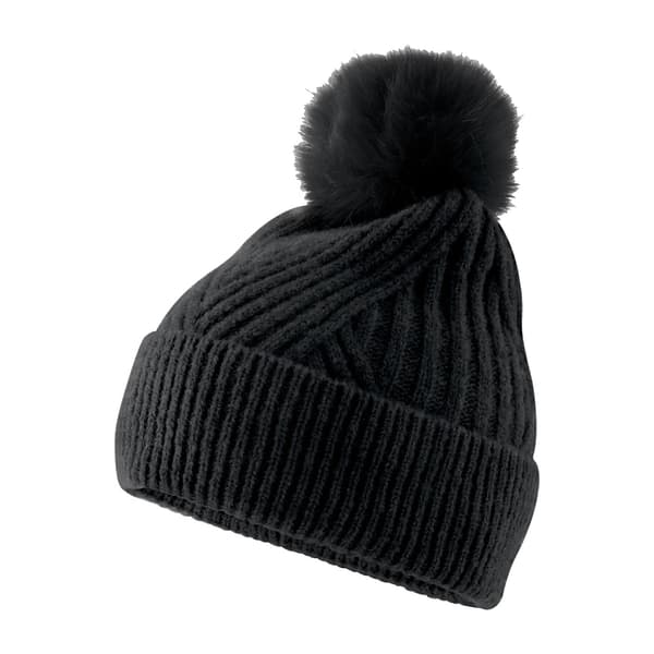 Beechfield Dam/Dam Snow Luxe Mössa One Size Svart Black One Size