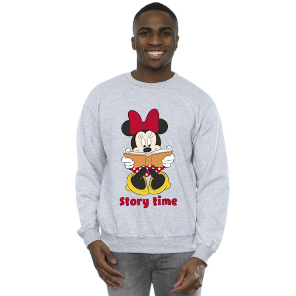 Disney Herr Minnie Mouse Story Time Sweatshirt XXL Sports Grey Sports Grey XXL