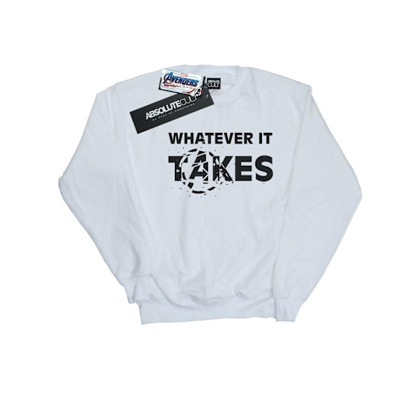 Marvel Mens Avengers Endgame Whatever It Takes Sweatshirt S Vit White S