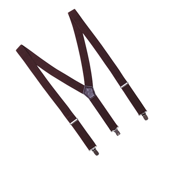 Premier Clip-On Byxor Hängslen One Size Brun Brown One Size